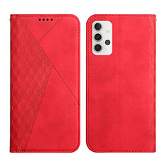 Coque Portefeuille Livre Cuir Etui Clapet Y02X pour Samsung Galaxy A32 4G Rouge