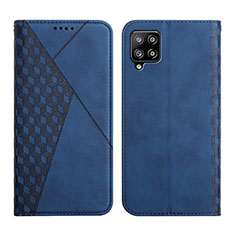 Coque Portefeuille Livre Cuir Etui Clapet Y02X pour Samsung Galaxy A42 5G Bleu