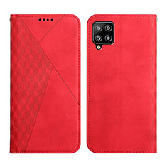 Coque Portefeuille Livre Cuir Etui Clapet Y02X pour Samsung Galaxy A42 5G Rouge