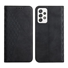Coque Portefeuille Livre Cuir Etui Clapet Y02X pour Samsung Galaxy A52 4G Noir