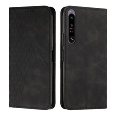 Coque Portefeuille Livre Cuir Etui Clapet Y02X pour Sony Xperia 1 IV SO-51C Noir