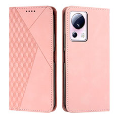 Coque Portefeuille Livre Cuir Etui Clapet Y02X pour Xiaomi Civi 2 5G Or Rose