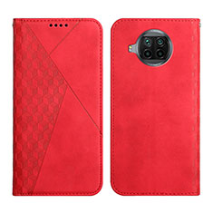 Coque Portefeuille Livre Cuir Etui Clapet Y02X pour Xiaomi Mi 10i 5G Rouge