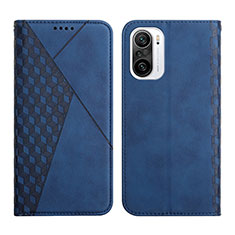 Coque Portefeuille Livre Cuir Etui Clapet Y02X pour Xiaomi Mi 11i 5G Bleu