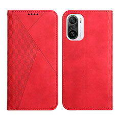 Coque Portefeuille Livre Cuir Etui Clapet Y02X pour Xiaomi Mi 11i 5G Rouge