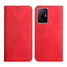 Coque Portefeuille Livre Cuir Etui Clapet Y02X pour Xiaomi Mi 11T 5G Rouge