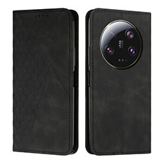 Coque Portefeuille Livre Cuir Etui Clapet Y02X pour Xiaomi Mi 13 Ultra 5G Noir