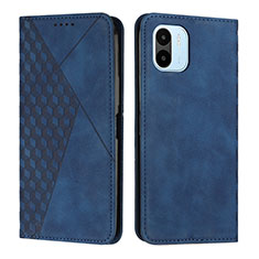 Coque Portefeuille Livre Cuir Etui Clapet Y02X pour Xiaomi Poco C50 Bleu