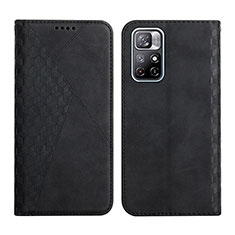 Coque Portefeuille Livre Cuir Etui Clapet Y02X pour Xiaomi Poco M4 Pro 5G Noir