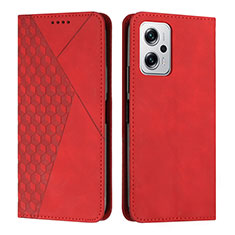 Coque Portefeuille Livre Cuir Etui Clapet Y02X pour Xiaomi Poco X4 GT 5G Rouge