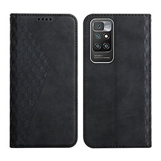 Coque Portefeuille Livre Cuir Etui Clapet Y02X pour Xiaomi Redmi 10 4G Noir