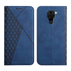 Coque Portefeuille Livre Cuir Etui Clapet Y02X pour Xiaomi Redmi 10X 4G Bleu