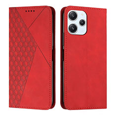 Coque Portefeuille Livre Cuir Etui Clapet Y02X pour Xiaomi Redmi 12 4G Rouge