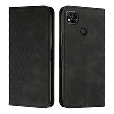 Coque Portefeuille Livre Cuir Etui Clapet Y02X pour Xiaomi Redmi 9C Noir