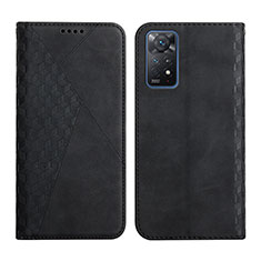 Coque Portefeuille Livre Cuir Etui Clapet Y02X pour Xiaomi Redmi Note 11 Pro 4G Noir
