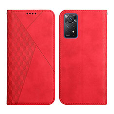 Coque Portefeuille Livre Cuir Etui Clapet Y02X pour Xiaomi Redmi Note 11 Pro 5G Rouge