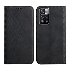 Coque Portefeuille Livre Cuir Etui Clapet Y02X pour Xiaomi Redmi Note 11 Pro+ Plus 5G Noir