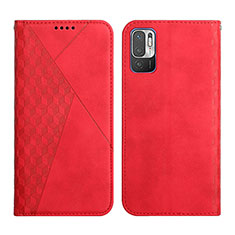 Coque Portefeuille Livre Cuir Etui Clapet Y02X pour Xiaomi Redmi Note 11 SE 5G Rouge