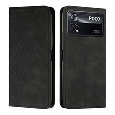 Coque Portefeuille Livre Cuir Etui Clapet Y02X pour Xiaomi Redmi Note 11E Pro 5G Noir