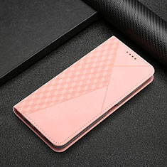 Coque Portefeuille Livre Cuir Etui Clapet Y02X pour Xiaomi Redmi Note 12 Pro 5G Or Rose