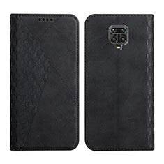 Coque Portefeuille Livre Cuir Etui Clapet Y02X pour Xiaomi Redmi Note 9S Noir