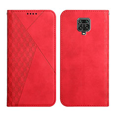 Coque Portefeuille Livre Cuir Etui Clapet Y02X pour Xiaomi Redmi Note 9S Rouge