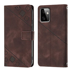 Coque Portefeuille Livre Cuir Etui Clapet Y03B pour Motorola Moto G Power 5G (2023) Marron