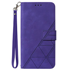 Coque Portefeuille Livre Cuir Etui Clapet Y03B pour Samsung Galaxy A11 Violet