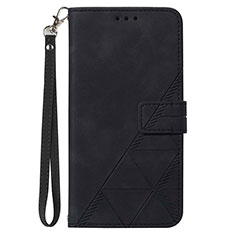 Coque Portefeuille Livre Cuir Etui Clapet Y03B pour Samsung Galaxy A12 5G Noir