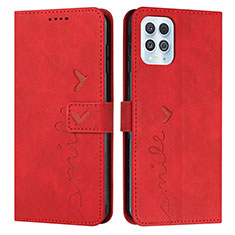 Coque Portefeuille Livre Cuir Etui Clapet Y03X pour Motorola Moto Edge S 5G Rouge