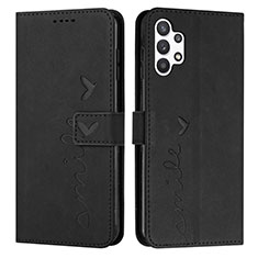 Coque Portefeuille Livre Cuir Etui Clapet Y03X pour Samsung Galaxy A13 4G Noir