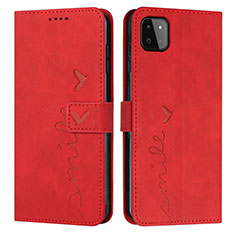 Coque Portefeuille Livre Cuir Etui Clapet Y03X pour Samsung Galaxy A22 5G Rouge