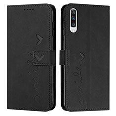 Coque Portefeuille Livre Cuir Etui Clapet Y03X pour Samsung Galaxy A30S Noir