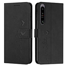 Coque Portefeuille Livre Cuir Etui Clapet Y03X pour Sony Xperia 1 IV Noir