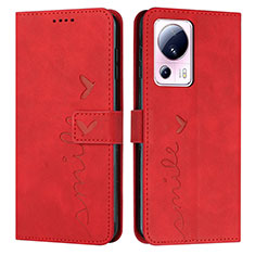 Coque Portefeuille Livre Cuir Etui Clapet Y03X pour Xiaomi Mi 12 Lite NE 5G Rouge