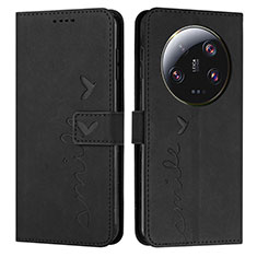 Coque Portefeuille Livre Cuir Etui Clapet Y03X pour Xiaomi Mi 13 Ultra 5G Noir