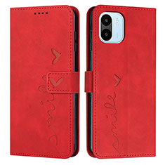 Coque Portefeuille Livre Cuir Etui Clapet Y03X pour Xiaomi Poco C51 Rouge