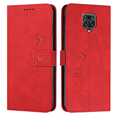 Coque Portefeuille Livre Cuir Etui Clapet Y03X pour Xiaomi Poco M2 Pro Rouge