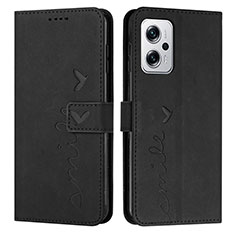 Coque Portefeuille Livre Cuir Etui Clapet Y03X pour Xiaomi Poco X4 GT 5G Noir