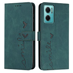 Coque Portefeuille Livre Cuir Etui Clapet Y03X pour Xiaomi Redmi 10 5G Vert