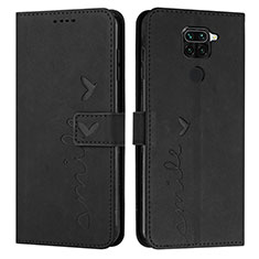 Coque Portefeuille Livre Cuir Etui Clapet Y03X pour Xiaomi Redmi 10X 4G Noir