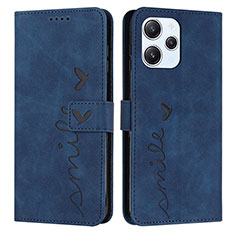 Coque Portefeuille Livre Cuir Etui Clapet Y03X pour Xiaomi Redmi 12 4G Bleu