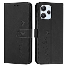 Coque Portefeuille Livre Cuir Etui Clapet Y03X pour Xiaomi Redmi 12 4G Noir