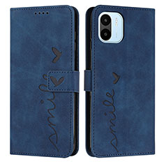 Coque Portefeuille Livre Cuir Etui Clapet Y03X pour Xiaomi Redmi A1 Bleu