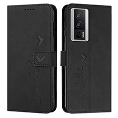 Coque Portefeuille Livre Cuir Etui Clapet Y03X pour Xiaomi Redmi K60 5G Noir