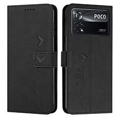 Coque Portefeuille Livre Cuir Etui Clapet Y03X pour Xiaomi Redmi Note 11E Pro 5G Noir