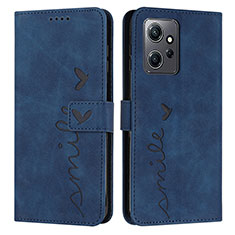 Coque Portefeuille Livre Cuir Etui Clapet Y03X pour Xiaomi Redmi Note 12 4G Bleu