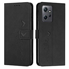 Coque Portefeuille Livre Cuir Etui Clapet Y03X pour Xiaomi Redmi Note 12 4G Noir