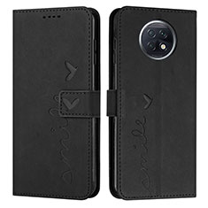 Coque Portefeuille Livre Cuir Etui Clapet Y03X pour Xiaomi Redmi Note 9 5G Noir