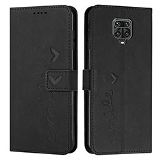 Coque Portefeuille Livre Cuir Etui Clapet Y03X pour Xiaomi Redmi Note 9 Pro Max Noir